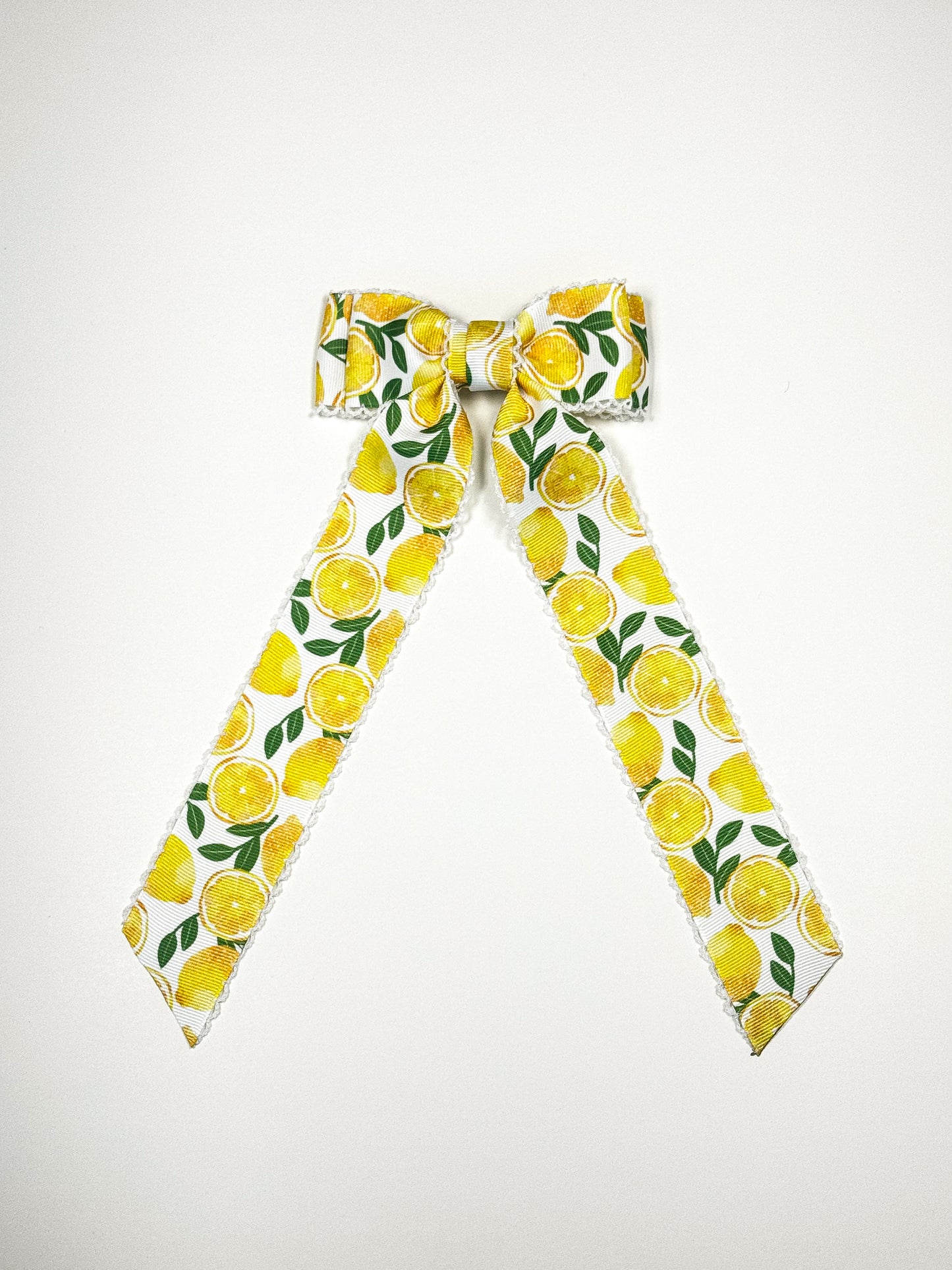 lemons moon stitch bow