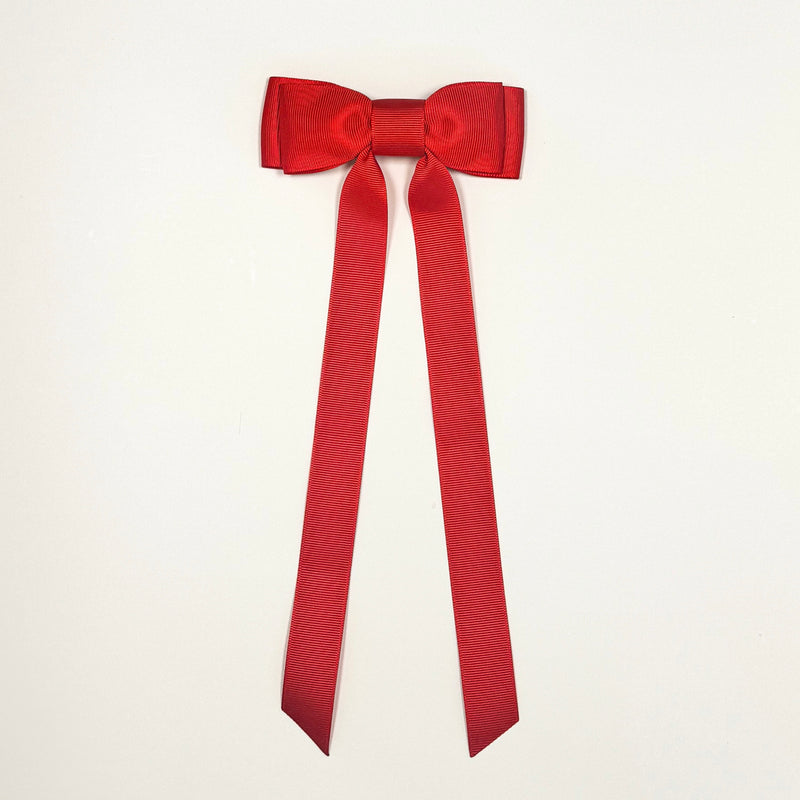 tomato red bow