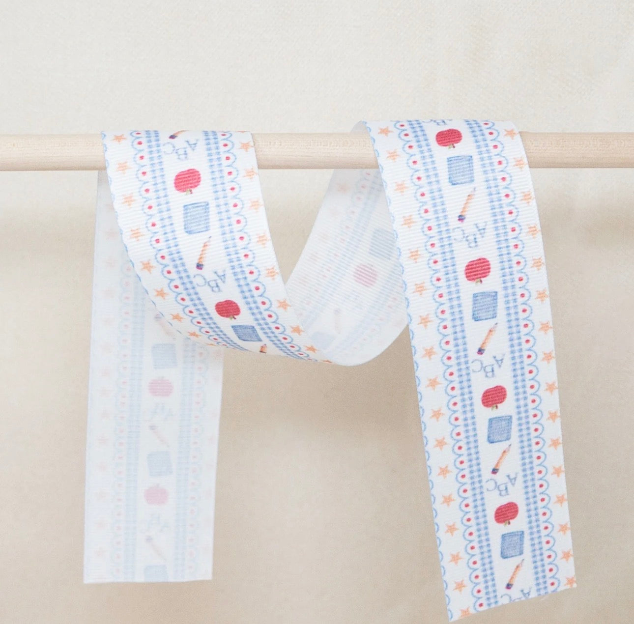 school days moonstitch bow