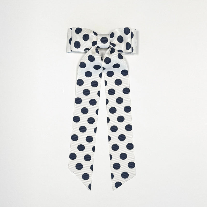 vintage polka dot bow