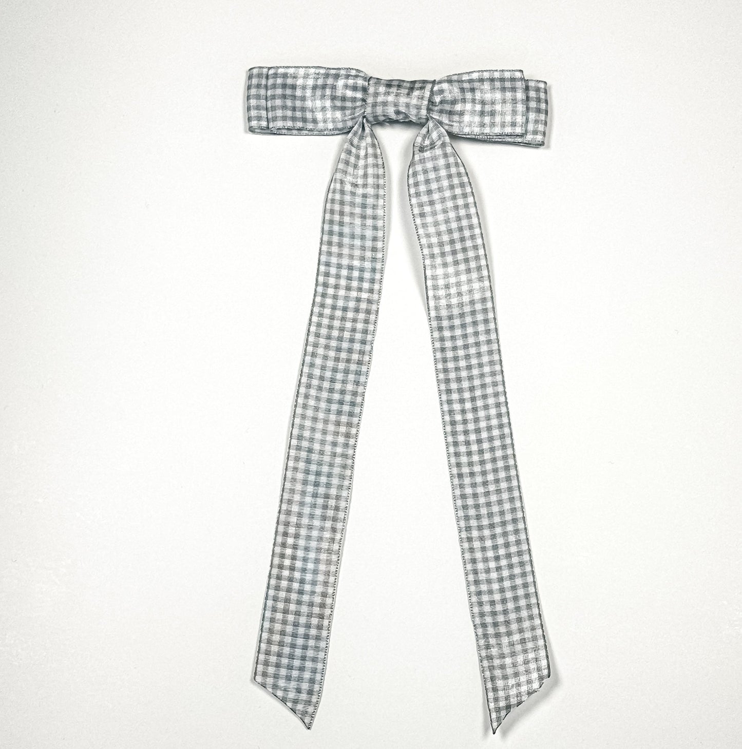 grey and white gingham