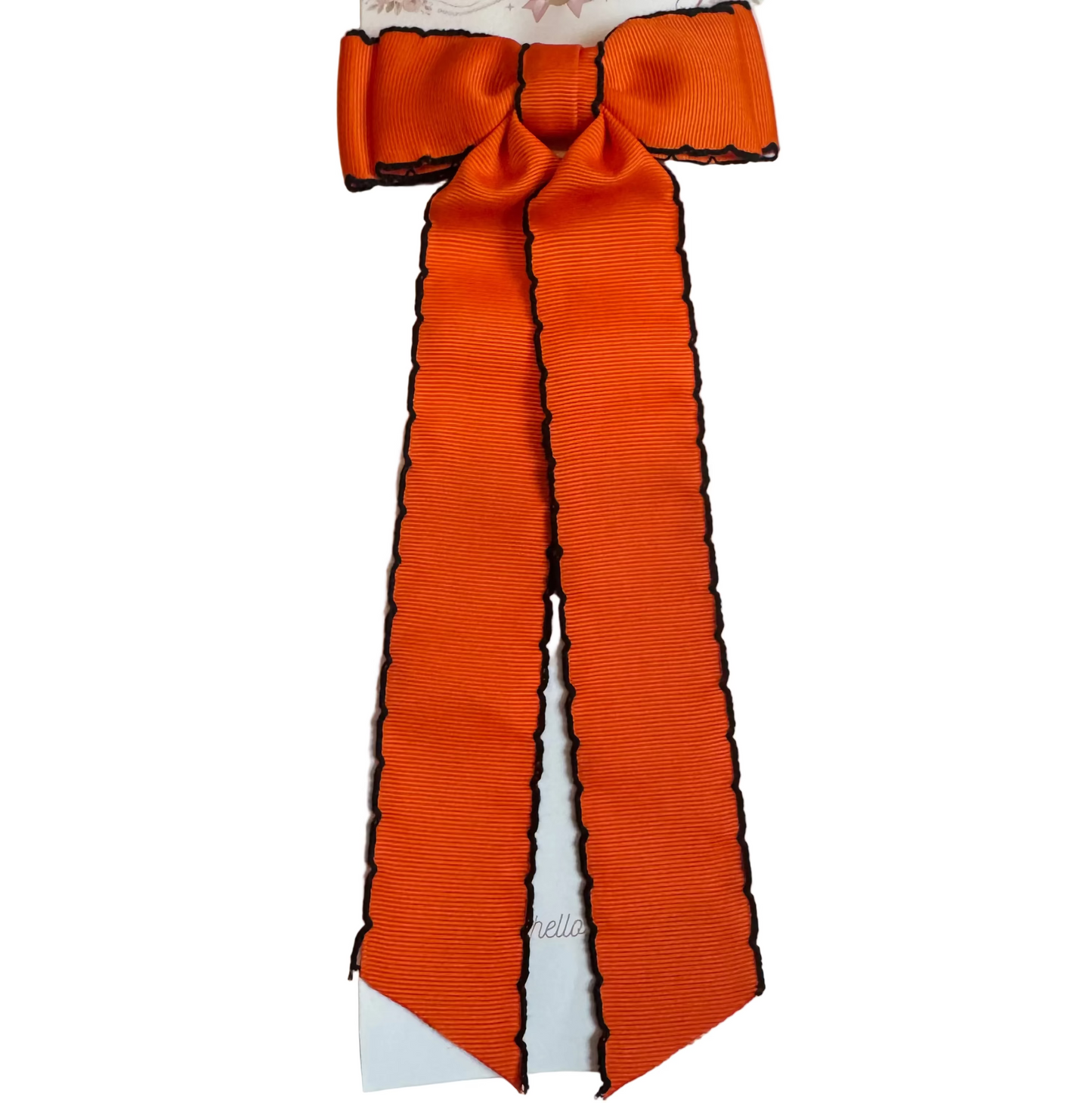 orange and black moonstitch