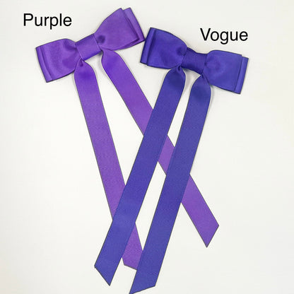 vogue purple bow