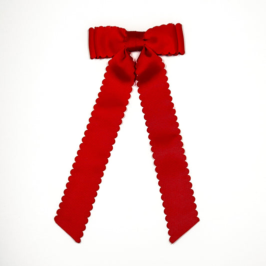red scallop bow
