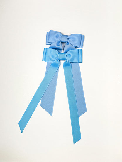 bright sky blue bow