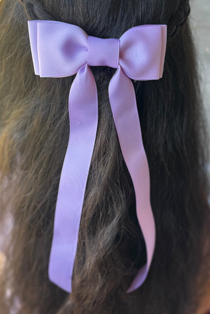 lilac bow