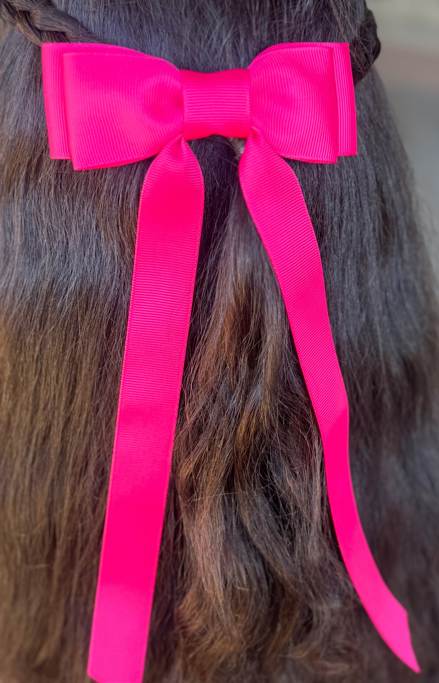 hot punk neon bow
