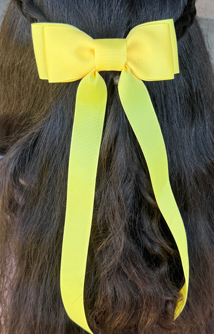 yellow bow