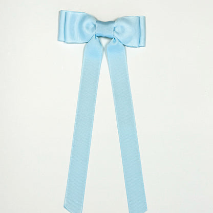 light blue bow