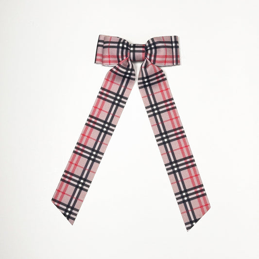 bougie plaid bow