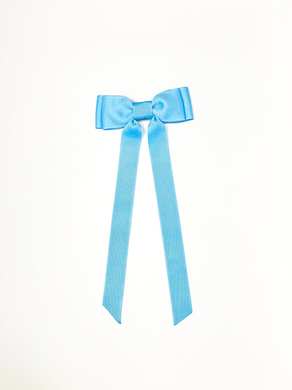 bright sky blue bow