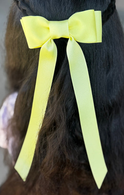 butter yellow bow