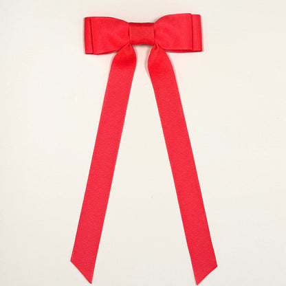 neon peach bow