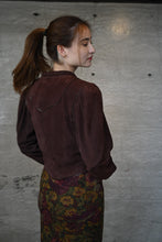 Load image into Gallery viewer, The 80s chocolate brown suede jacket
