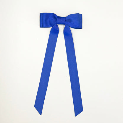 royal blue bow