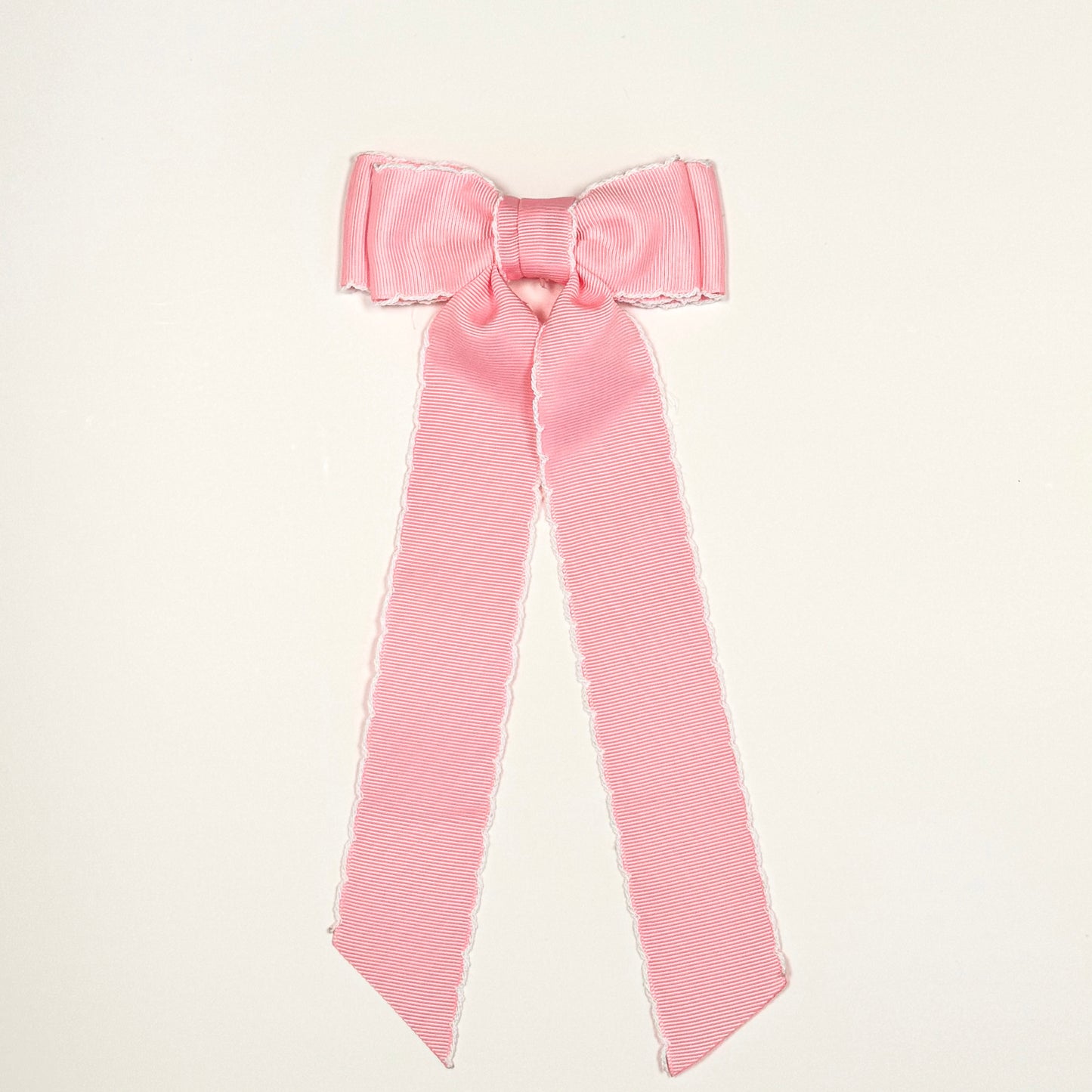 pink moon stitch bow