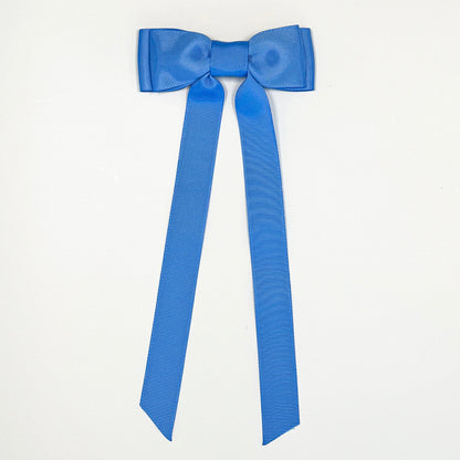classic blue bow