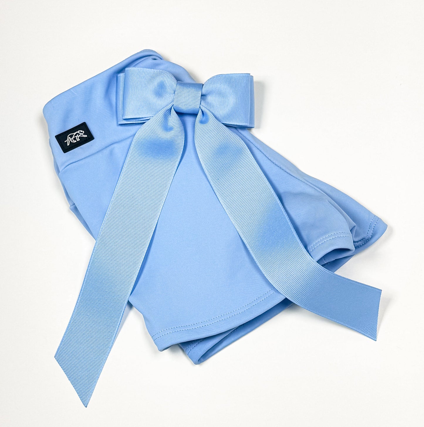 sky blue bow