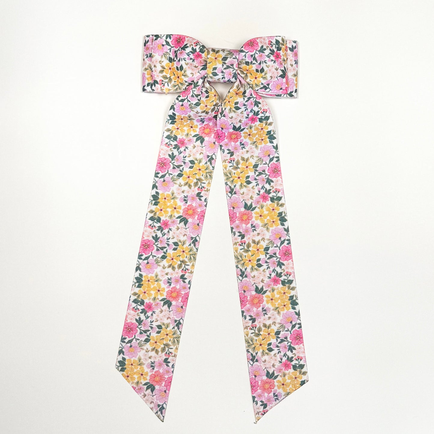 bright floral bow