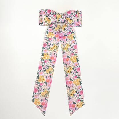 bright floral bow