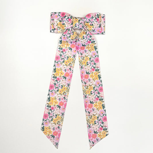 bright floral bow