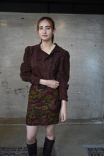 Load image into Gallery viewer, The 80s chocolate brown suede jacket
