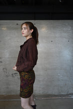 Load image into Gallery viewer, The 80s chocolate brown suede jacket
