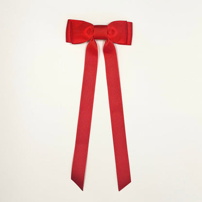 cherry red bow