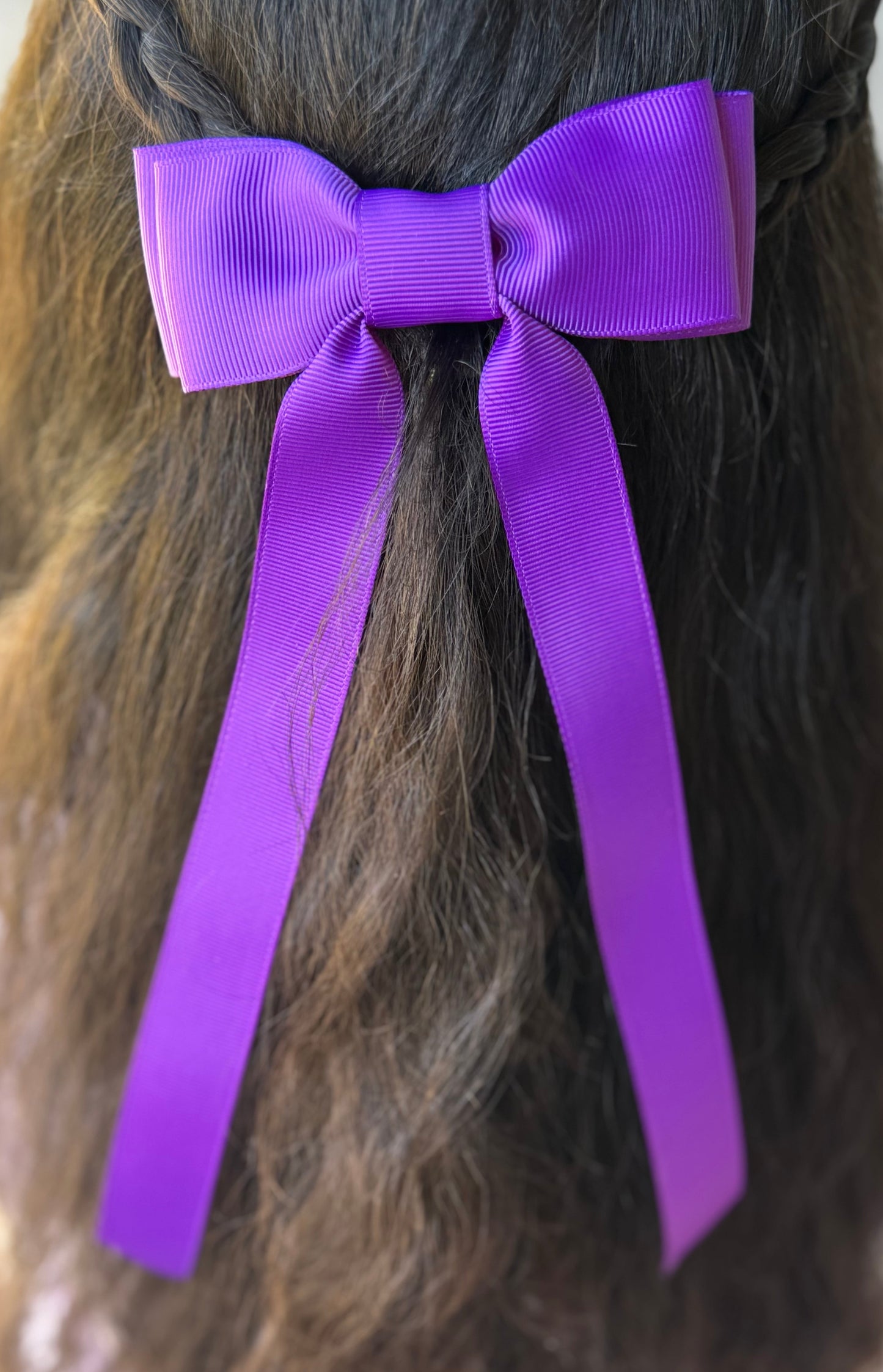 purple bow