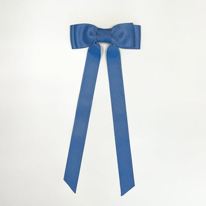 cornflower blue bow