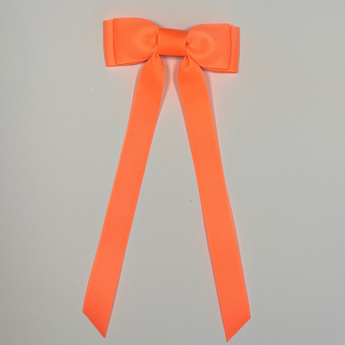 neon orange bow