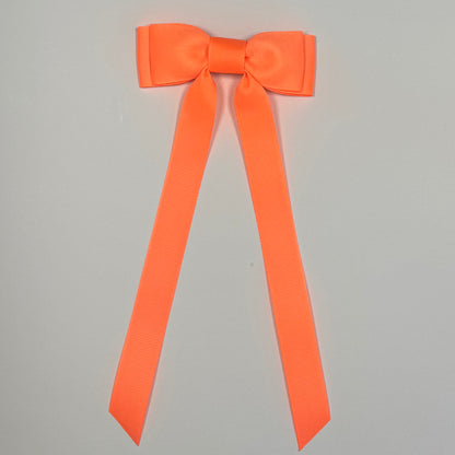 neon orange bow