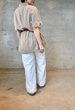 Load image into Gallery viewer, The belted beige top
