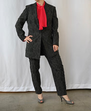 Load image into Gallery viewer, The grey jacquard pants suit
