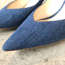 Load image into Gallery viewer, The denim heels
