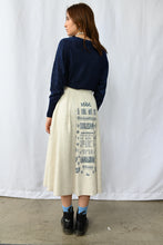 Load image into Gallery viewer, The linen skirt with print
