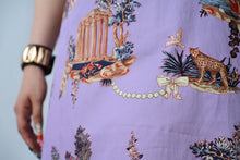 Load image into Gallery viewer, The purple balloon sleeve dress
