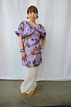 Load image into Gallery viewer, The purple balloon sleeve dress
