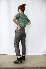 Load image into Gallery viewer, The grey vintage leather pants
