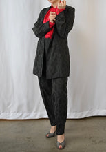 Load image into Gallery viewer, The grey jacquard pants suit
