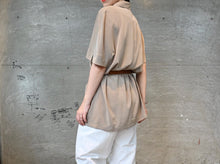 Load image into Gallery viewer, The belted beige top
