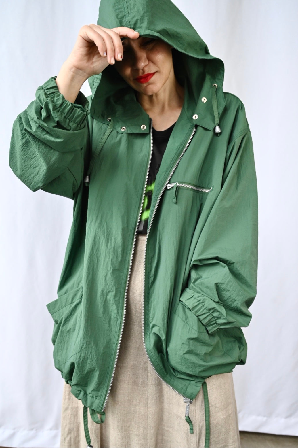 The green unisex jacket