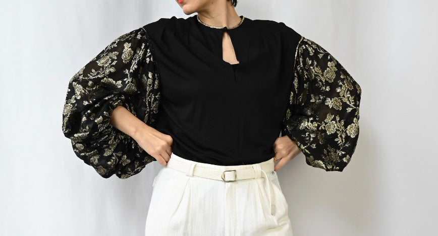 The golden bell sleeve top