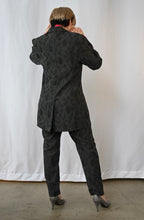 Load image into Gallery viewer, The grey jacquard pants suit
