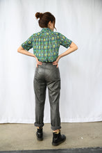 Load image into Gallery viewer, The grey vintage leather pants
