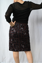 Load image into Gallery viewer, The brown sequin skirt
