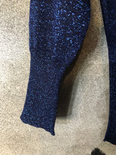 Load image into Gallery viewer, The blue glitter knit sweater
