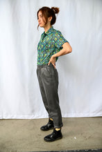 Load image into Gallery viewer, The grey vintage leather pants
