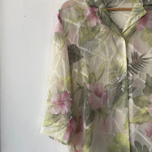 Load image into Gallery viewer, The transparent floral blouse
