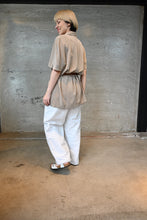 Load image into Gallery viewer, The belted beige top
